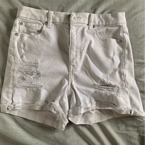 White American Eagle Jean Shorts